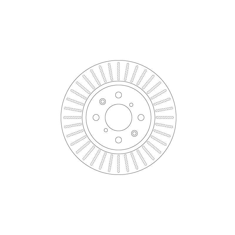 Disco freno asse anteriore - TRW