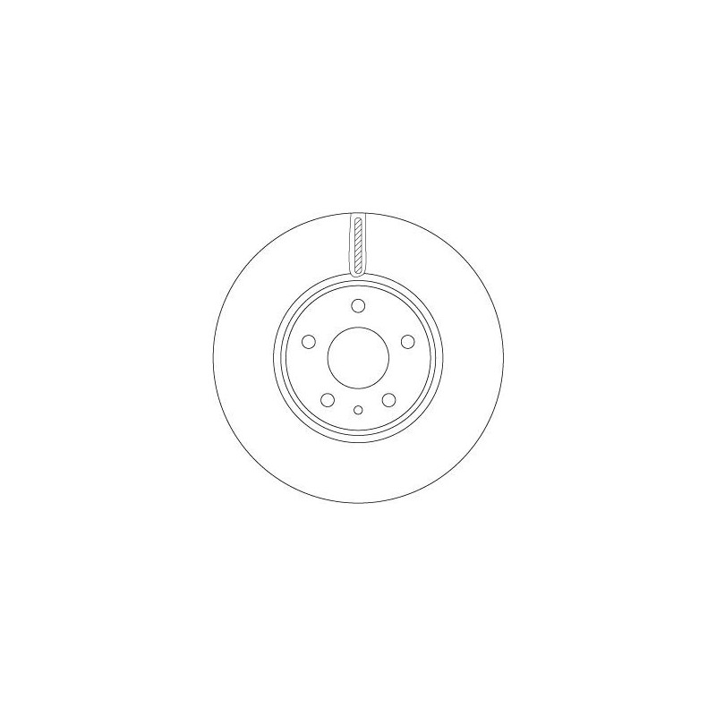 Disco freno asse anteriore - TRW