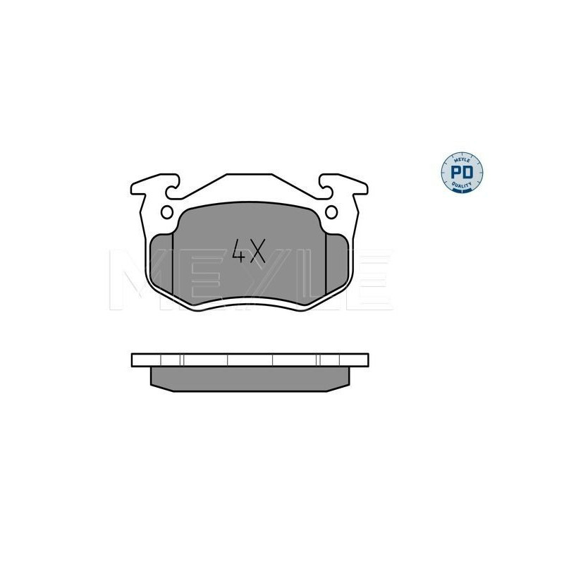 Pastiglie freno asse anteriore - MEYLE