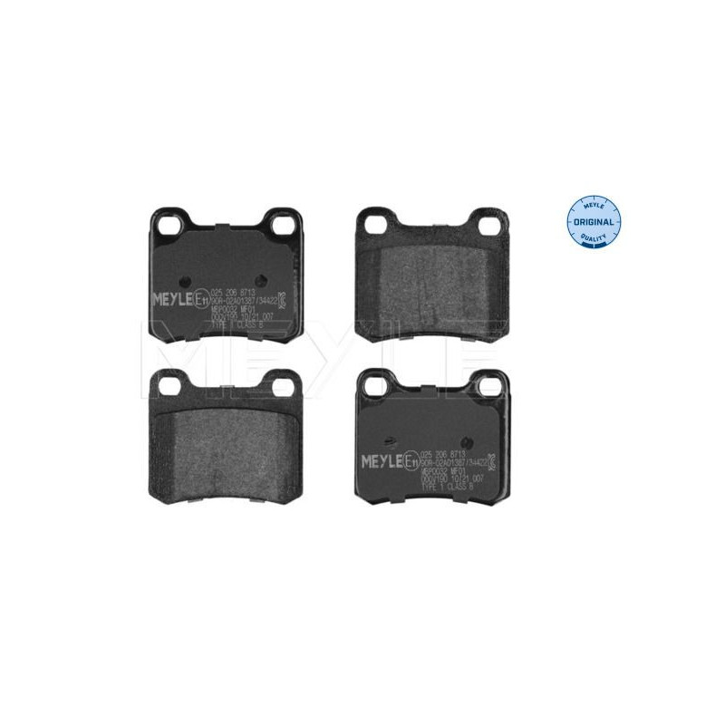 Pastiglie freno asse posteriore - MEYLE