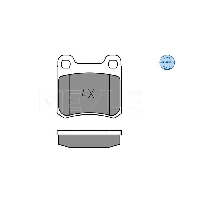 Pastiglie freno asse posteriore - MEYLE