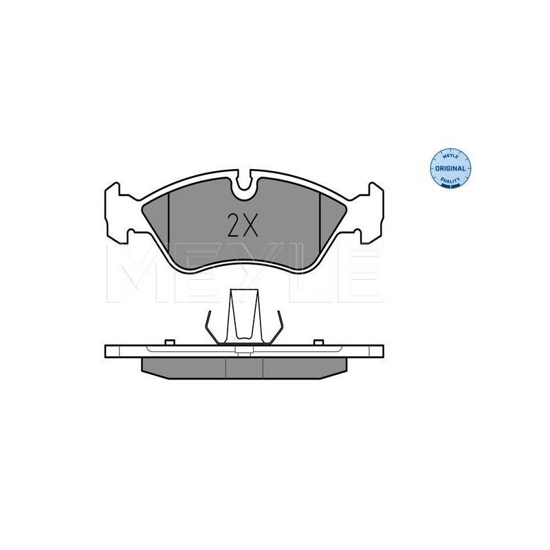 Pastiglie freno asse anteriore - MEYLE