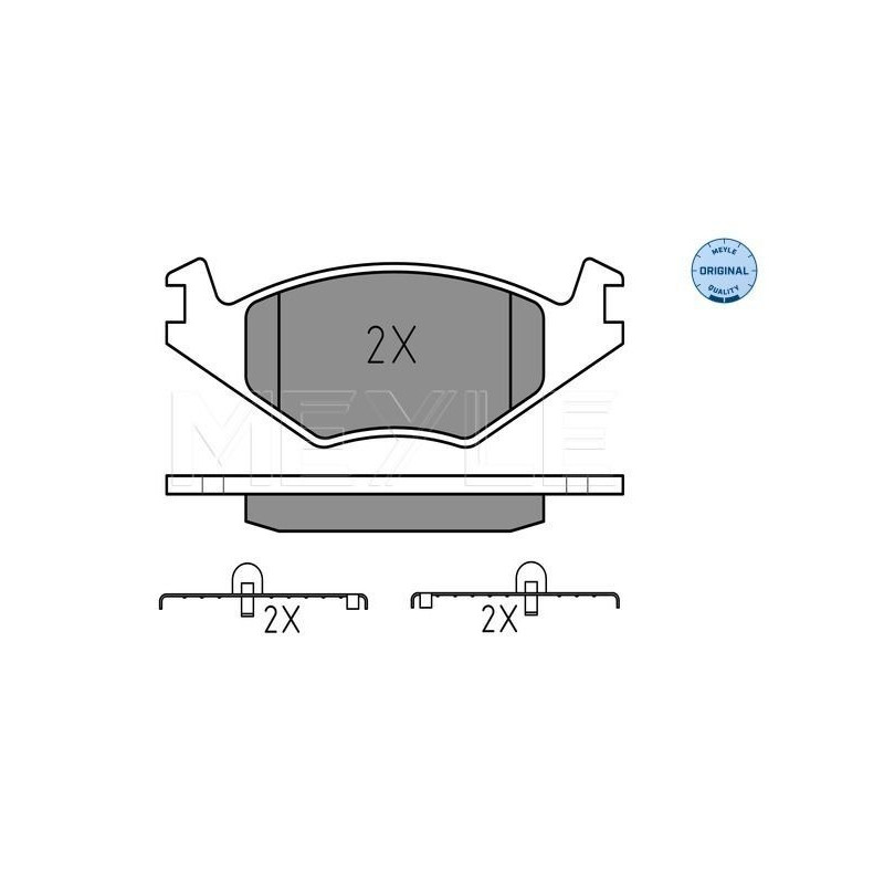 Pastiglie freno asse anteriore - MEYLE