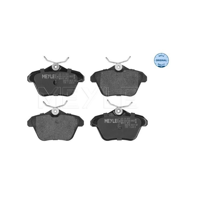 Pastiglie freno asse posteriore - MEYLE