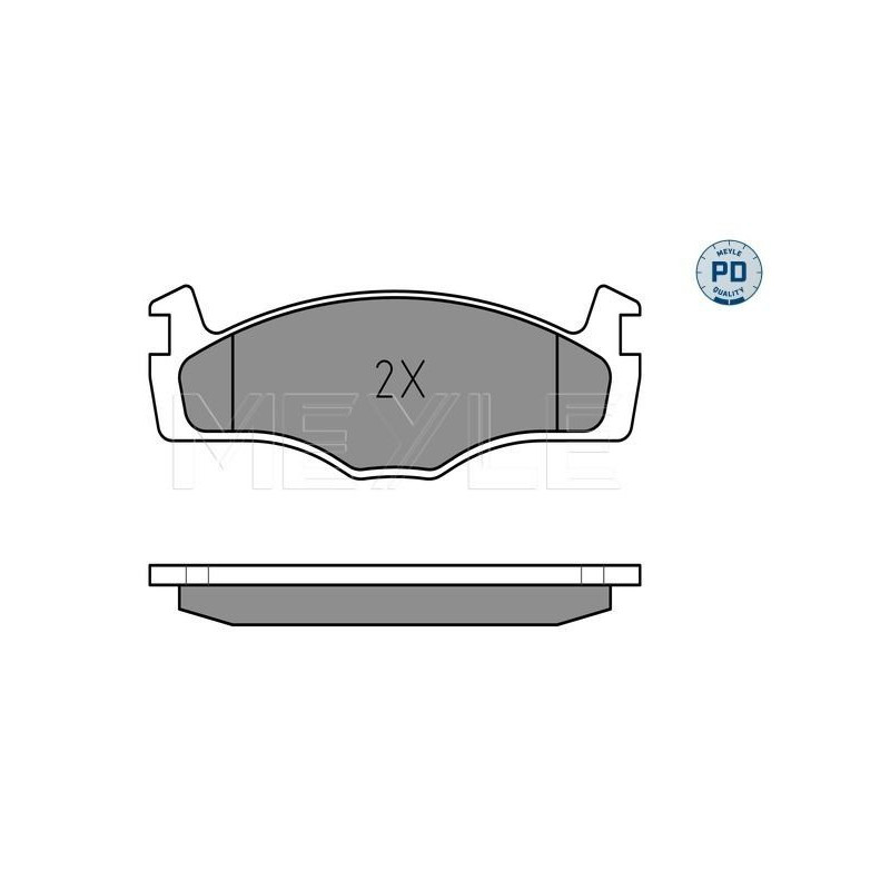 Pastiglie freno asse anteriore - MEYLE