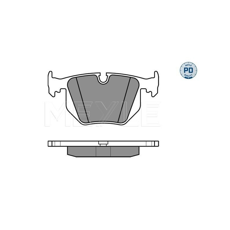 Pastiglie freno asse posteriore - MEYLE