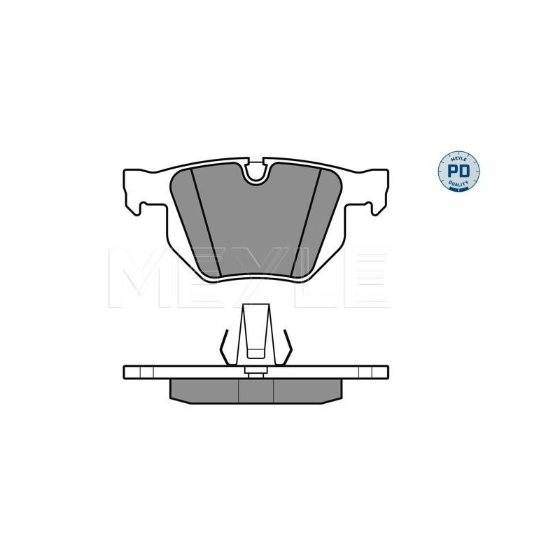 Pastiglie freno asse posteriore - MEYLE
