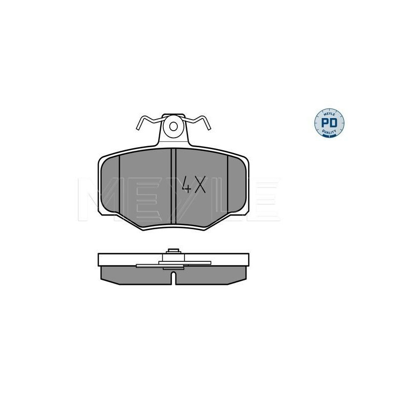 Pastiglie freno asse posteriore - MEYLE