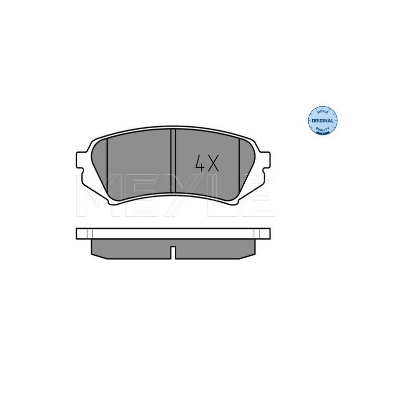 Pastiglie freno asse posteriore - MEYLE