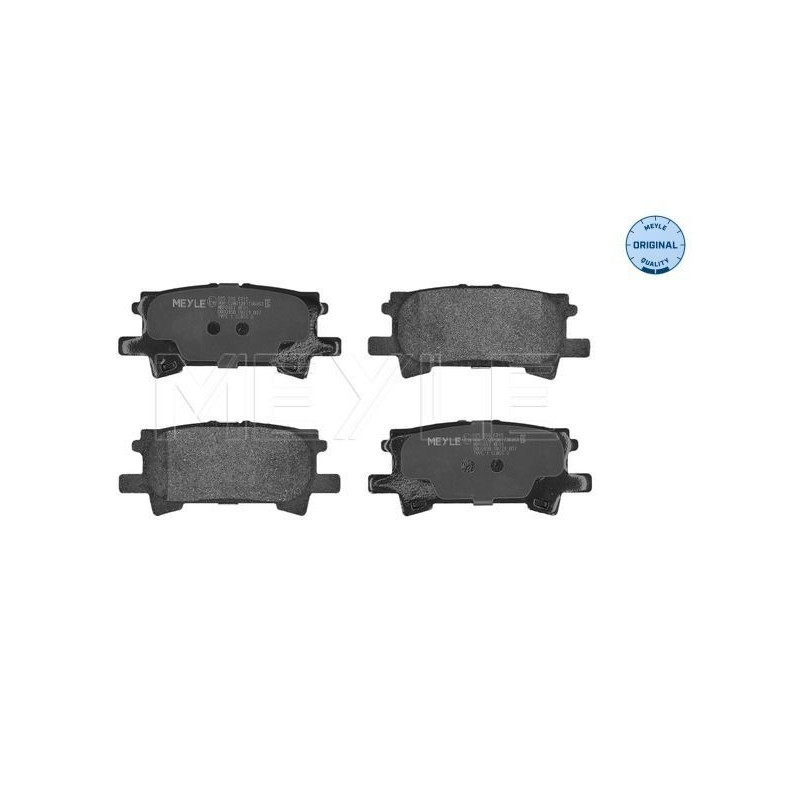 Pastiglie freno asse posteriore - MEYLE