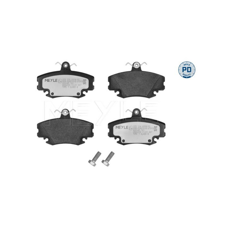 Pastiglie freno asse anteriore - MEYLE