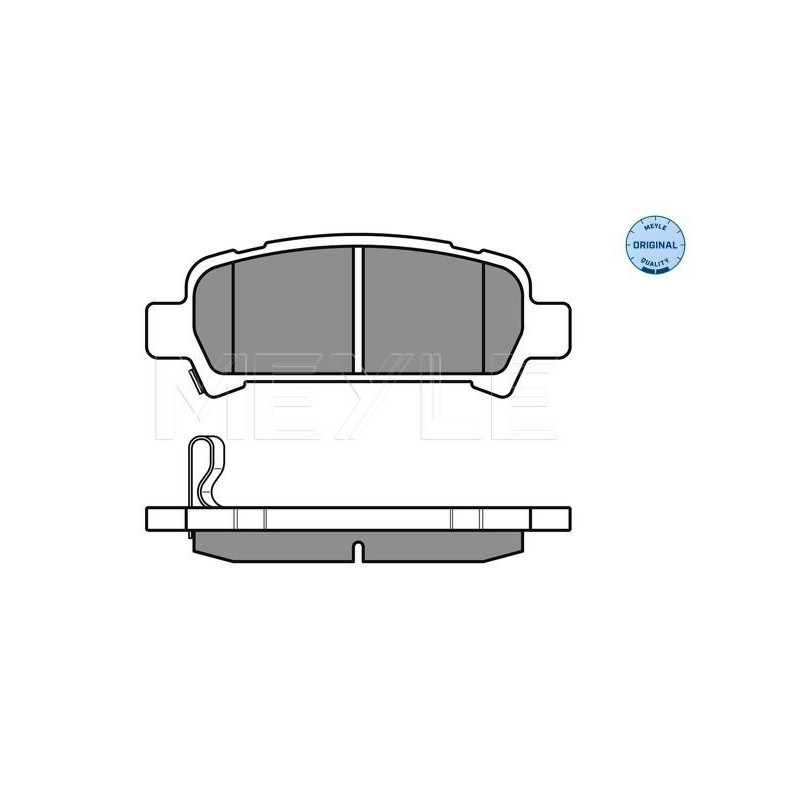 Pastiglie freno asse posteriore - MEYLE