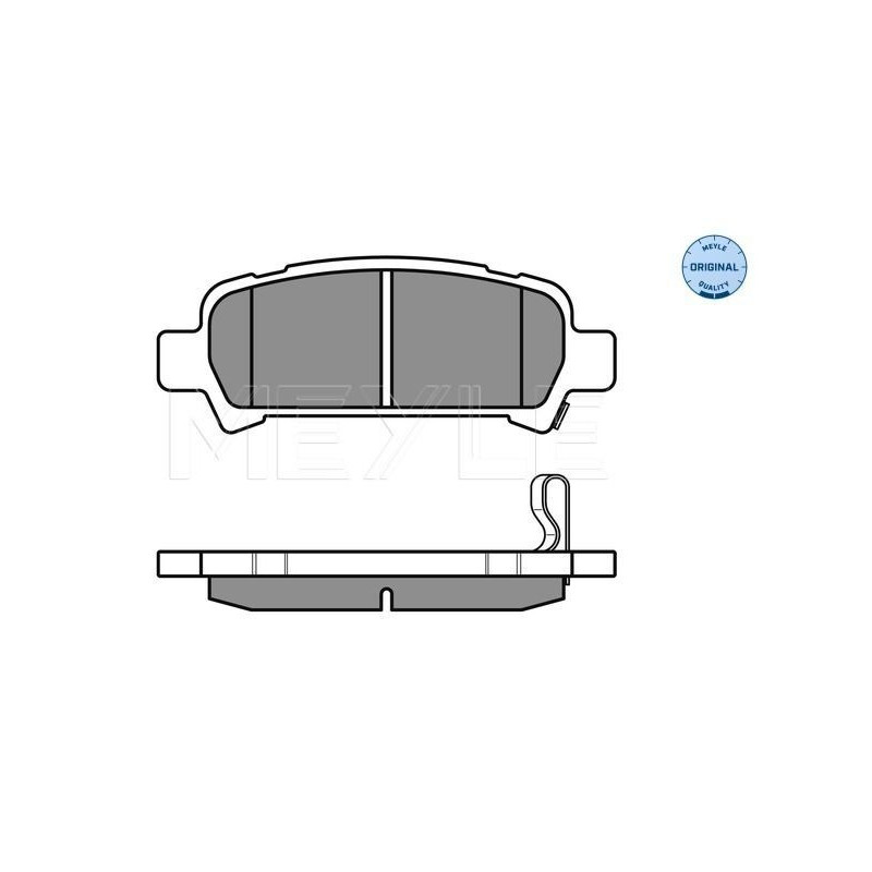 Pastiglie freno asse posteriore - MEYLE