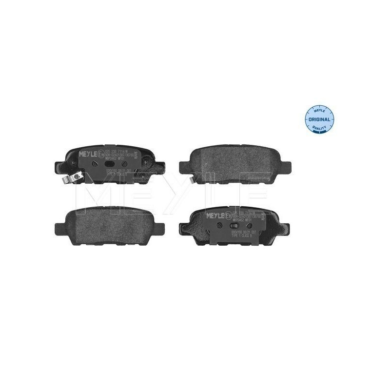 Pastiglie freno asse posteriore - MEYLE
