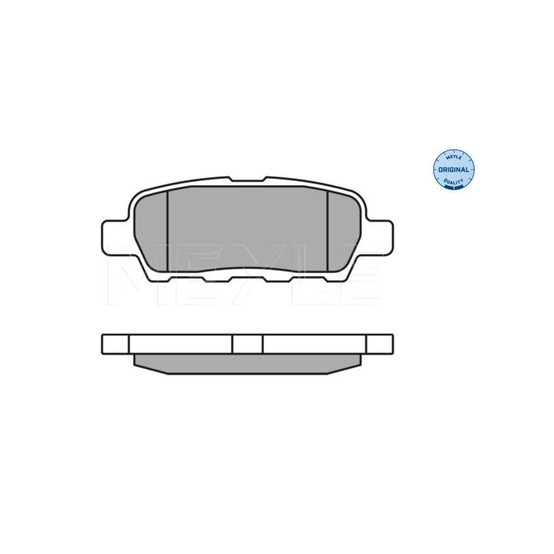 Pastiglie freno asse posteriore - MEYLE