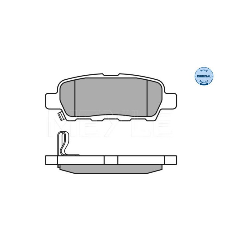 Pastiglie freno asse posteriore - MEYLE