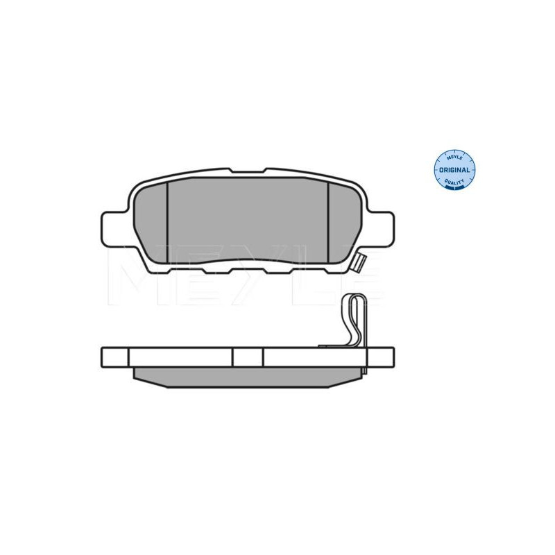 Pastiglie freno asse posteriore - MEYLE