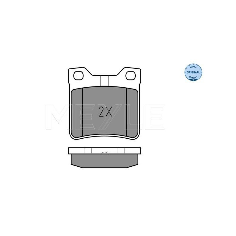 Pastiglie freno asse posteriore - MEYLE