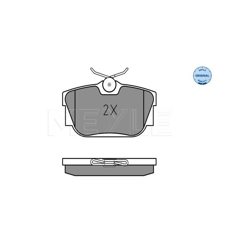 Pastiglie freno asse posteriore - MEYLE