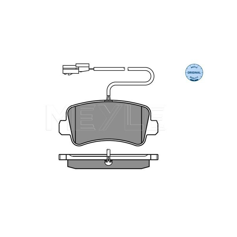 Pastiglie freno asse posteriore - MEYLE