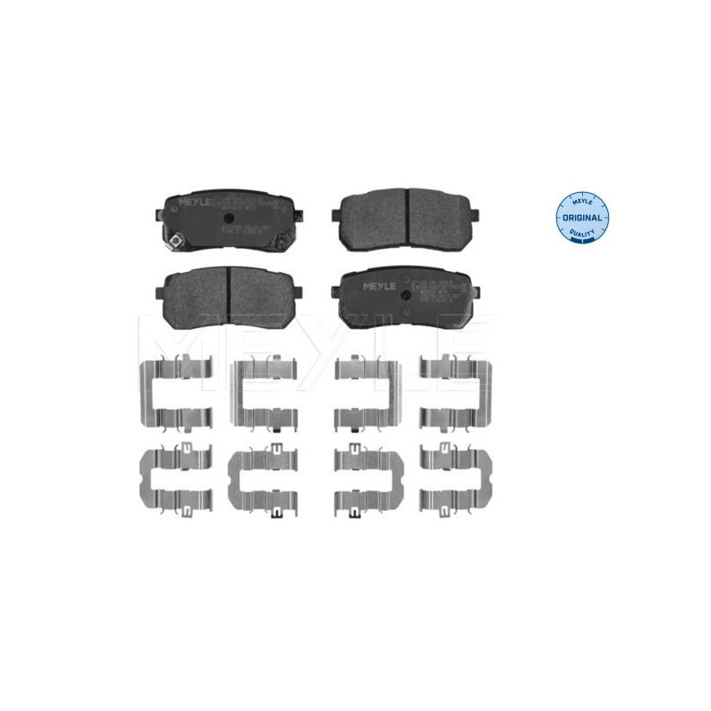 Pastiglie freno asse posteriore - MEYLE