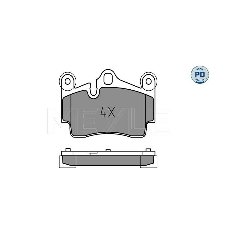 Pastiglie freno asse posteriore - MEYLE