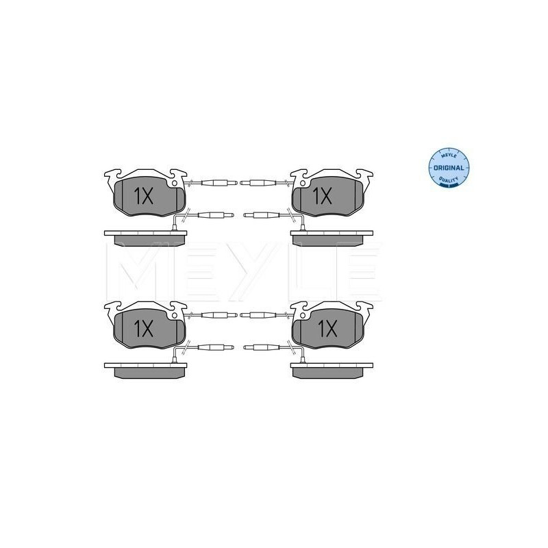 Pastiglie freno asse anteriore - MEYLE
