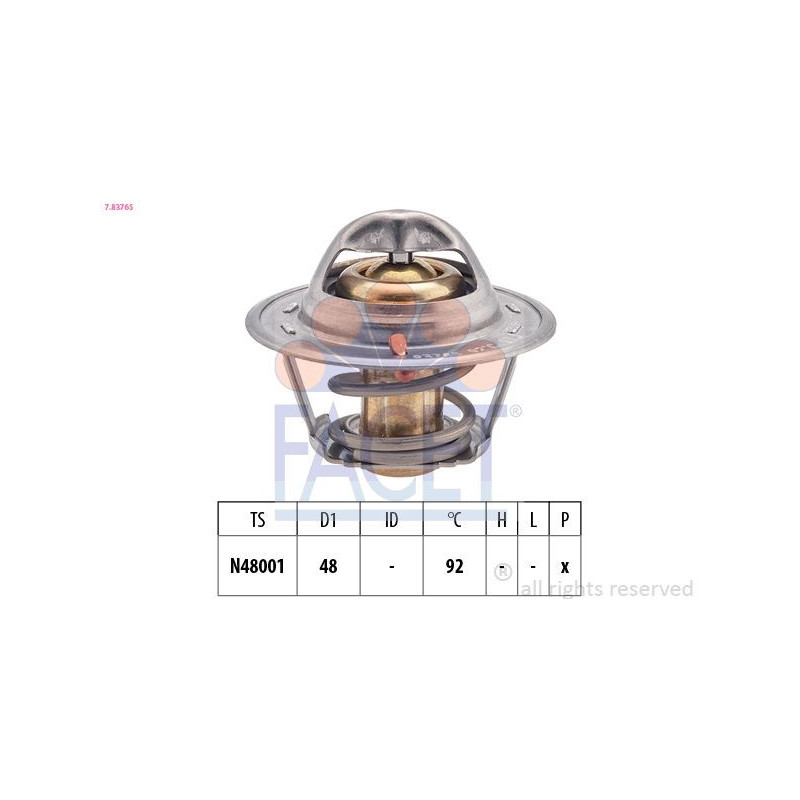 Termostato raffreddamento - FACET