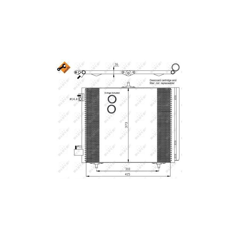 Ammortizzatore asse posteriore - NRF