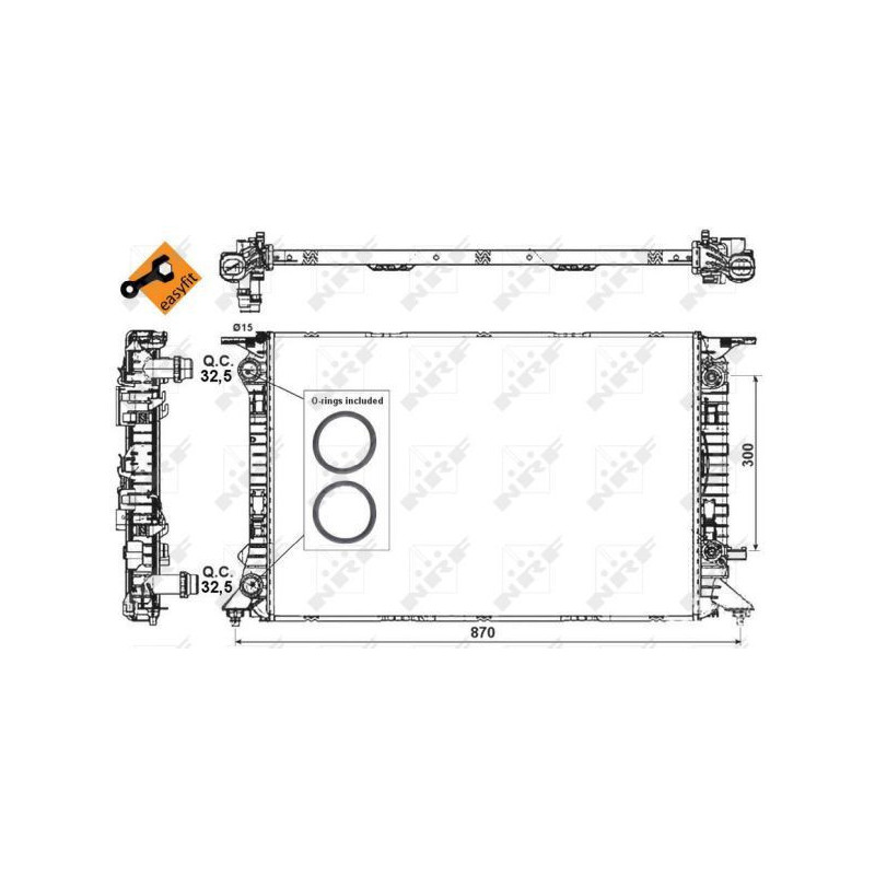 Radiatore acqua - NRF