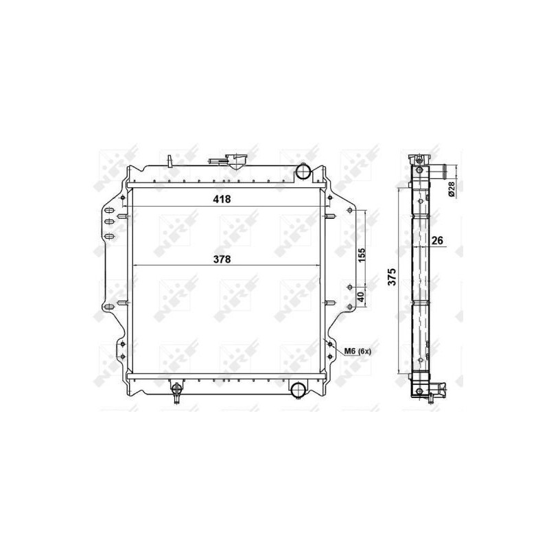 Radiatore acqua - NRF