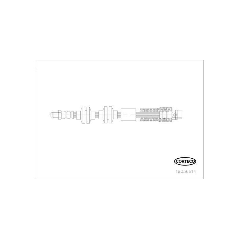 Flessibile freno asse posteriore - CORTECO