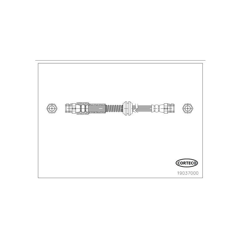 Flessibile freno asse posteriore - CORTECO