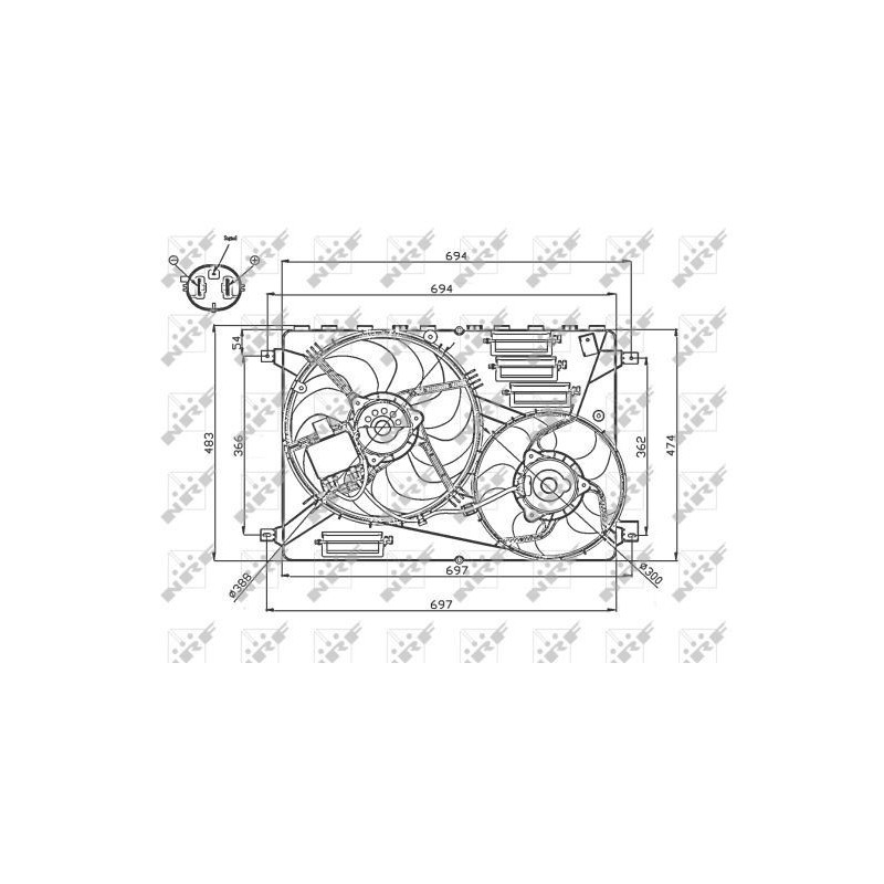 Elettroventola radiatore - NRF
