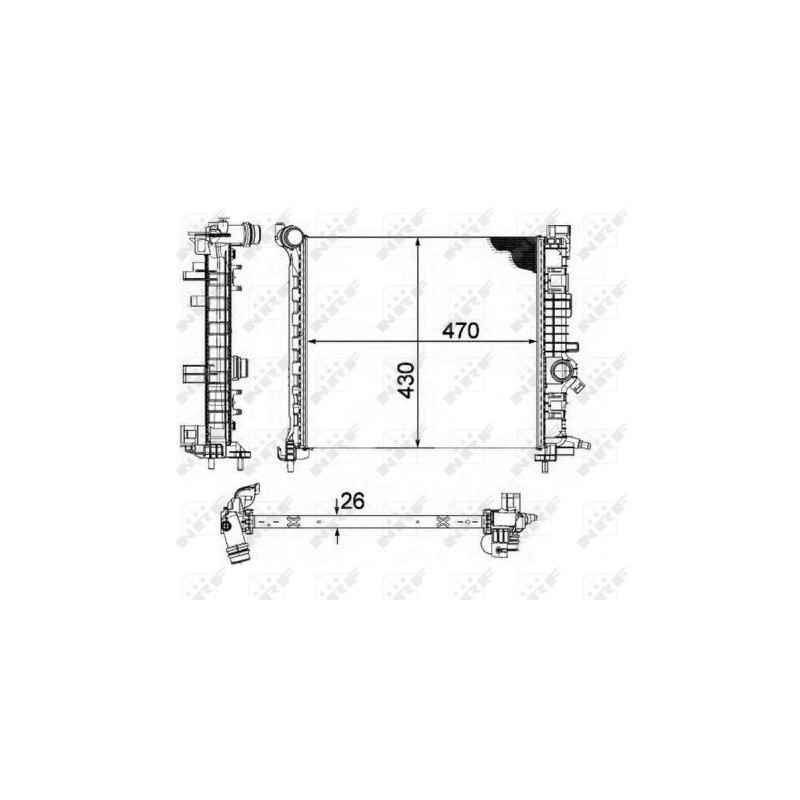 Radiatore acqua - NRF