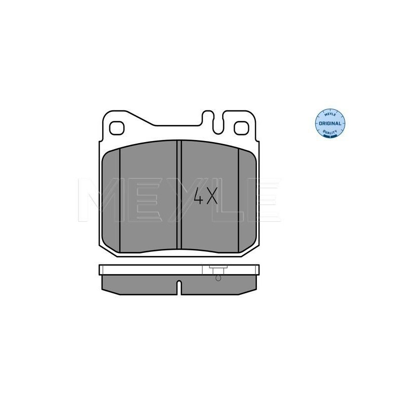 Pastiglie freno asse anteriore - MEYLE