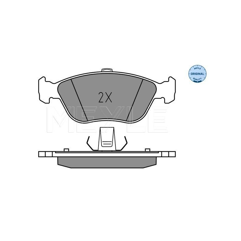 Pastiglie freno asse anteriore - MEYLE