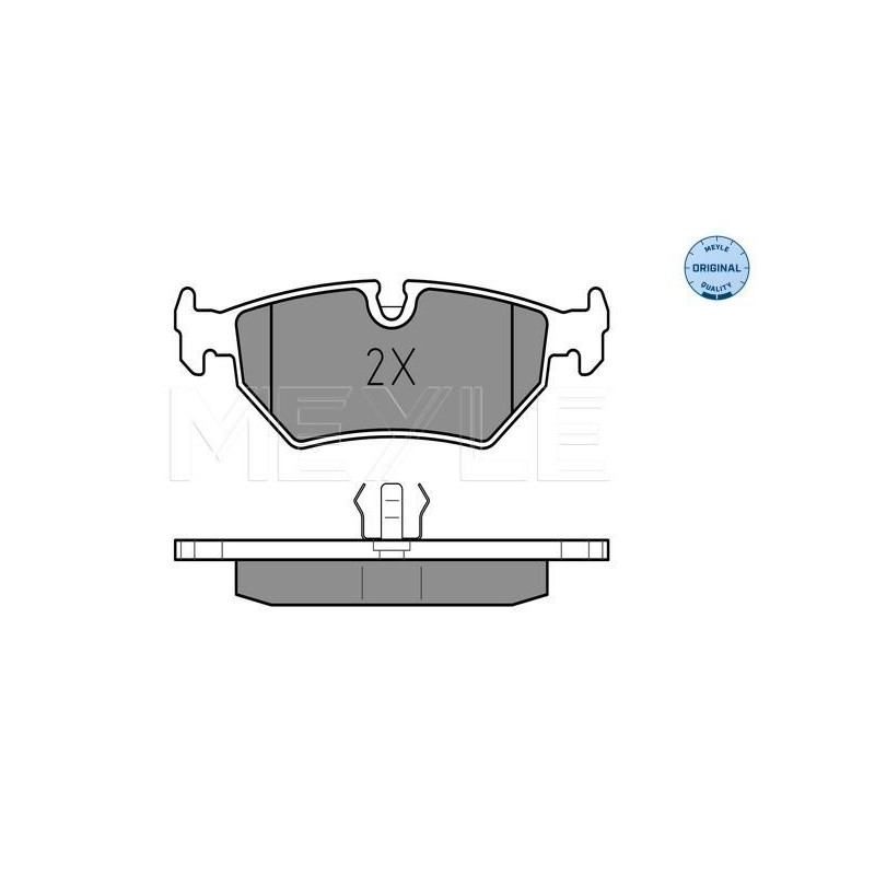 Pastiglie freno asse posteriore - MEYLE