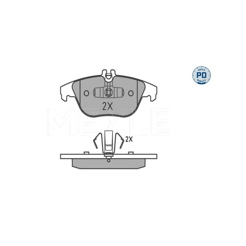 Pastiglie freno asse posteriore - MEYLE