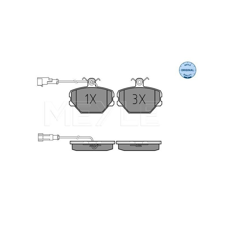 Pastiglie freno asse anteriore - MEYLE