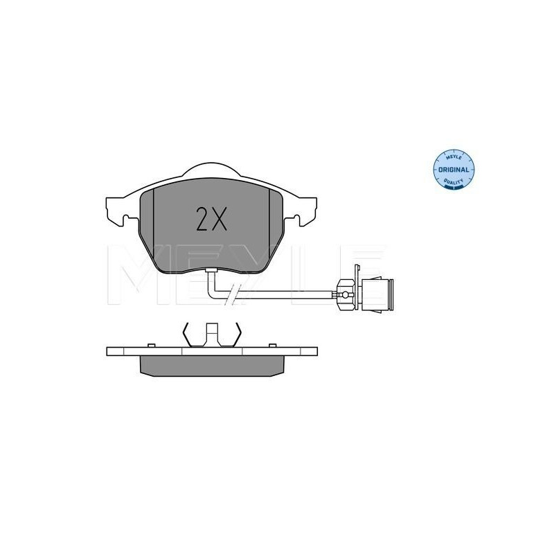 Pastiglie freno asse anteriore - MEYLE