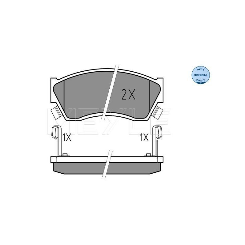 Pastiglie freno asse anteriore - MEYLE