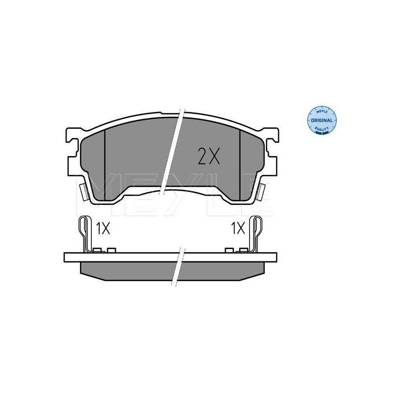 Pastiglie freno asse anteriore - MEYLE