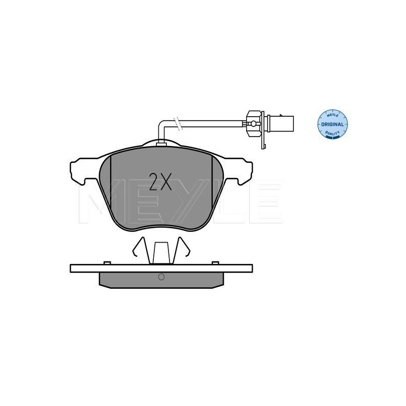 Pastiglie freno asse anteriore - MEYLE