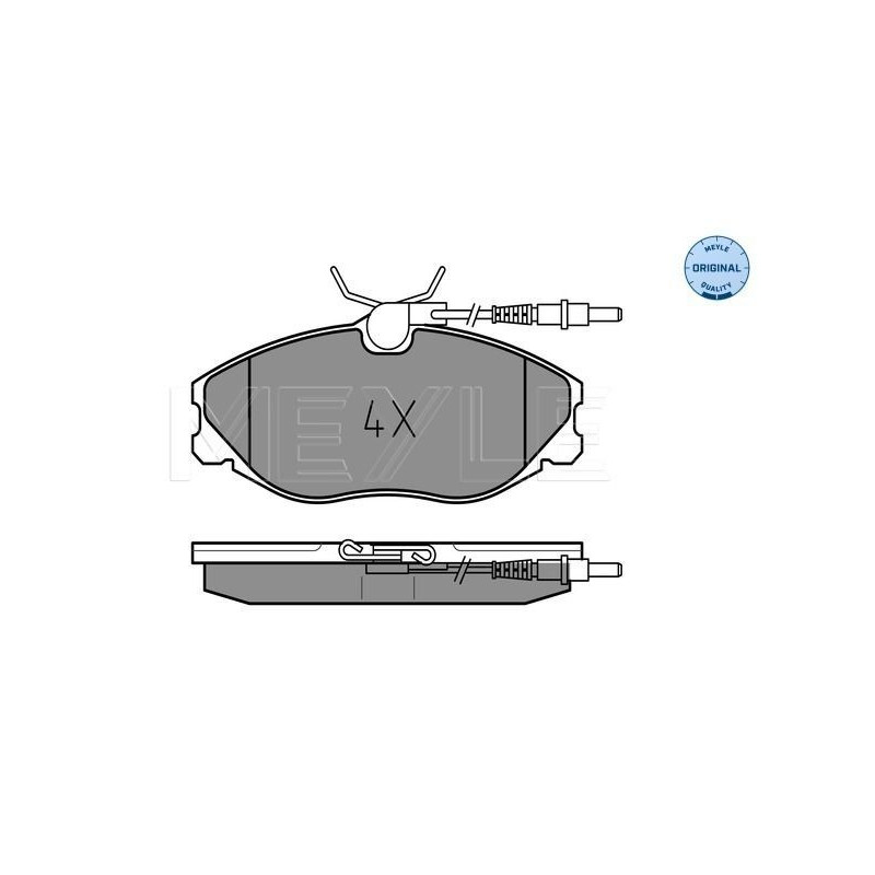 Pastiglie freno asse anteriore - MEYLE