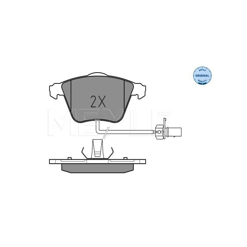 Pastiglie freno asse anteriore - MEYLE