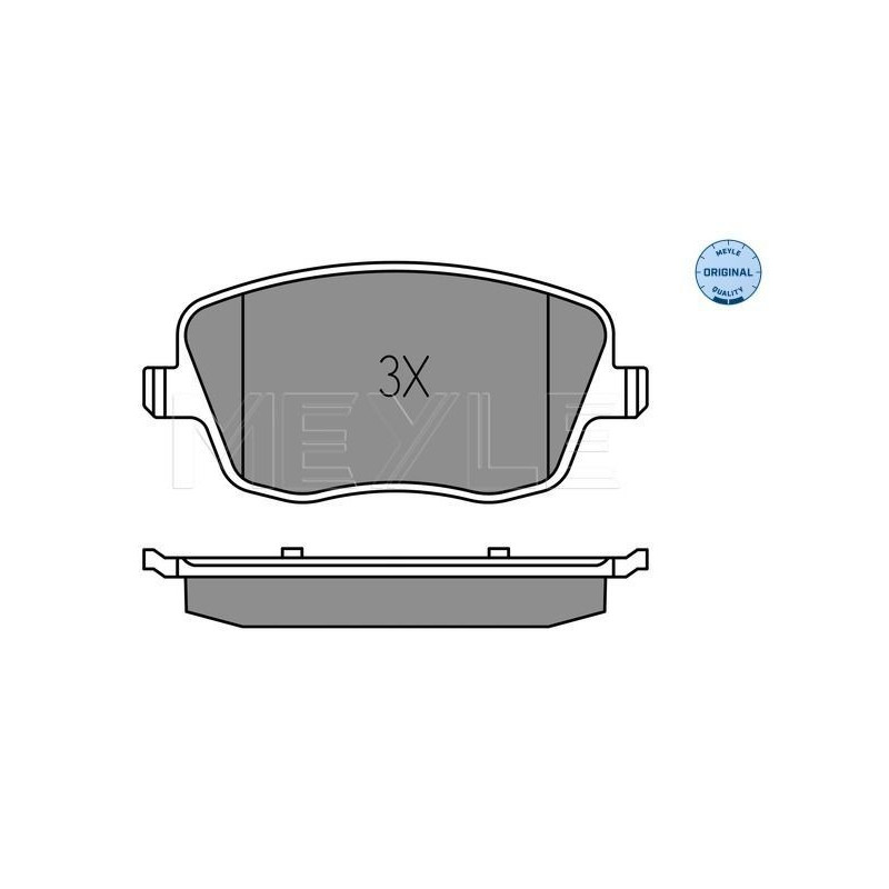 Pastiglie freno asse anteriore - MEYLE