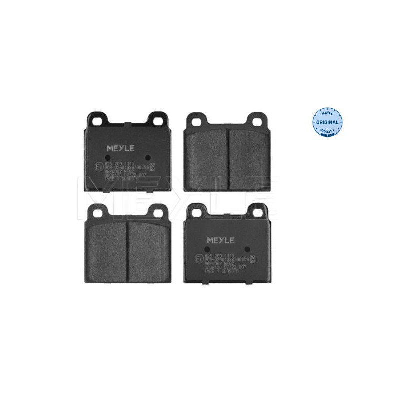 Pastiglie freno asse anteriore - MEYLE
