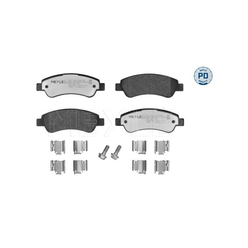 Pastiglie freno asse posteriore - MEYLE