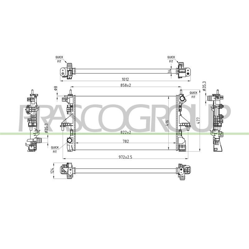 Radiatore acqua - PRASCO